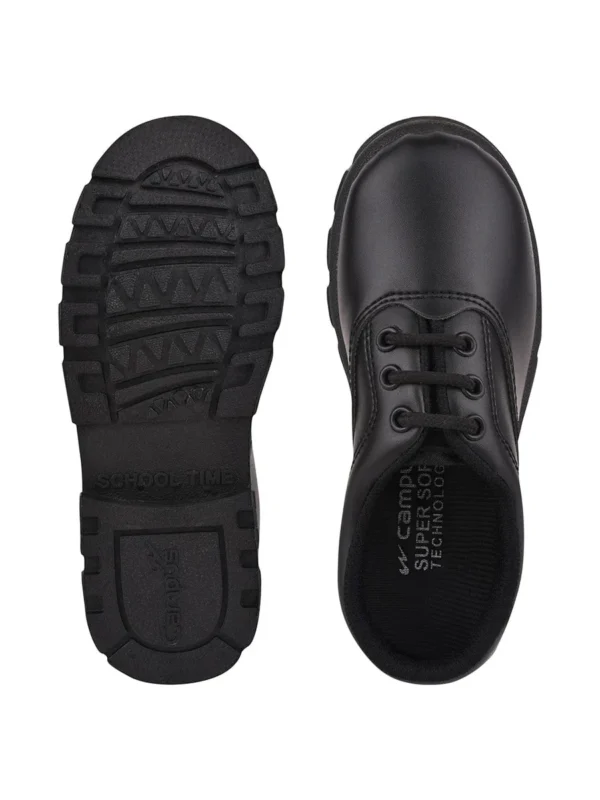 CAMPUS CS-A7S Black (6-10) School Shoes