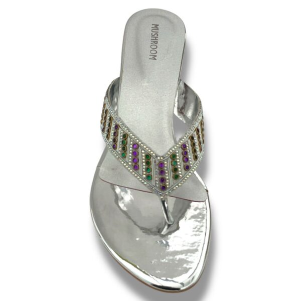 MUSHROOM Embellished Sandals