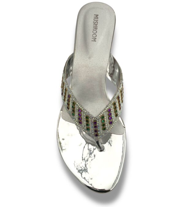 MUSHROOM Embellished Sandals