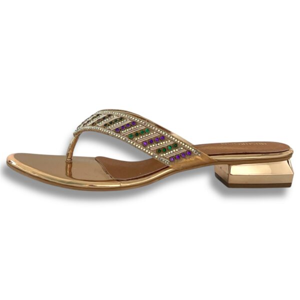MUSHROOM Embellished Sandals