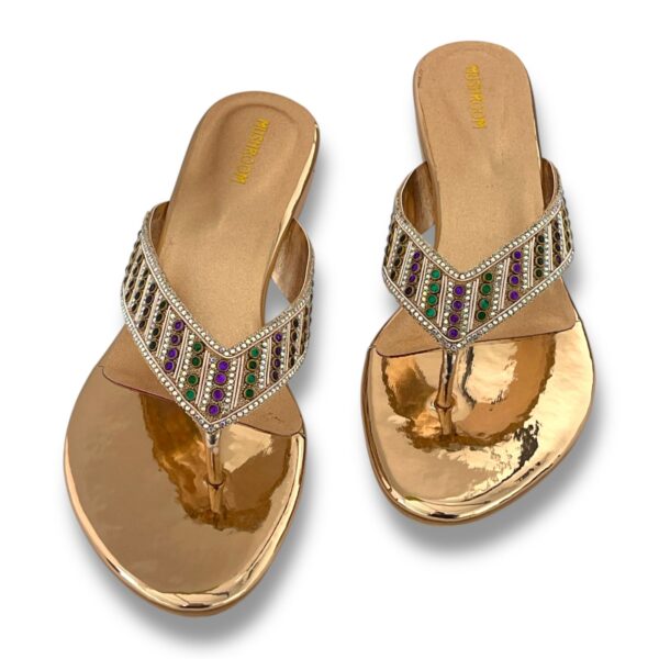 MUSHROOM Embellished Sandals