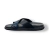 Hitz Men's Blue Open Toe Cross Strap