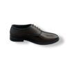 Mushroom Men's Black Leather Formal Lace-Up Shoes