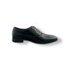 MUSHROOM Black Lace-Up Formal Shoes