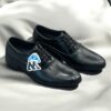 MUSHROOM Black Lace-Up Formal Shoes
