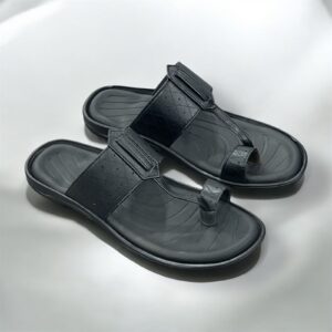 Men Casual Slippers - Black & Brown