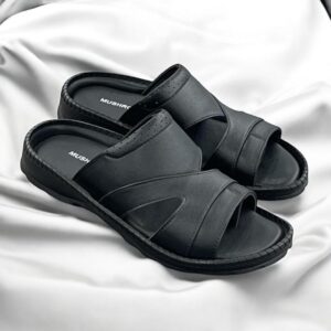 Men Casual Slippers - Black & Brown