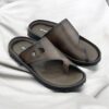 Men Casual Slippers - Black & Brown