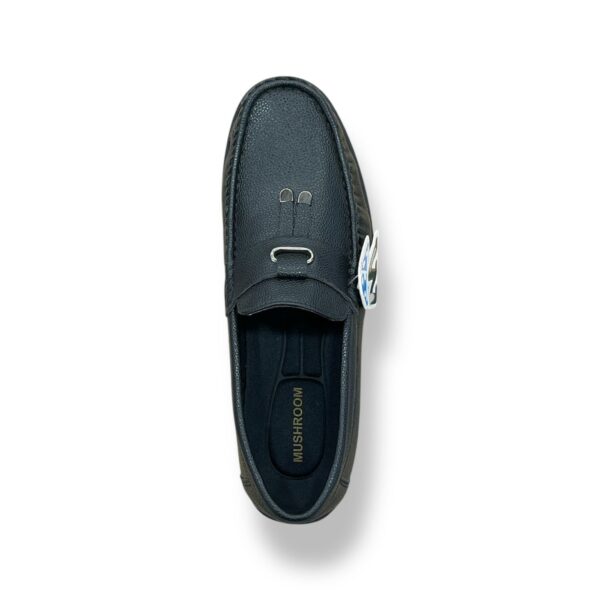 Mushroom Classic Loafers-BLACK & TAN