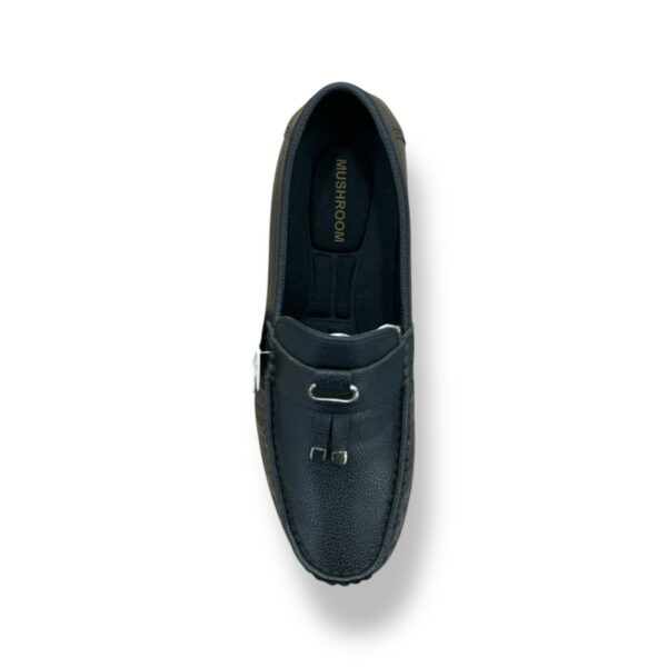 Mushroom Classic Loafers-BLACK & TAN