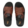 2803-BROWN_BLACK-G_720x Hitz Men's Leather Open Toe Slippers