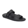 3906-BLACK-A_29e42a30-a942-4a83-8168-a115eb9d55a8_720x Hitz-Men's Black Leather Casual Daily Wear Buckle Slipper