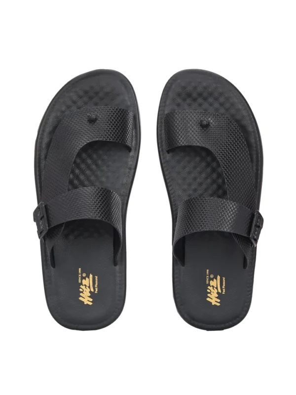 3906-BLACK-G_90d2bef5-96b7-4630-88c7-3fc998c5cc29_720x Hitz-Men's Black Leather Casual Daily Wear Buckle Slipper