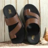 963-TAN_720x Hitz-Men's Leather Daily Wear Slippers