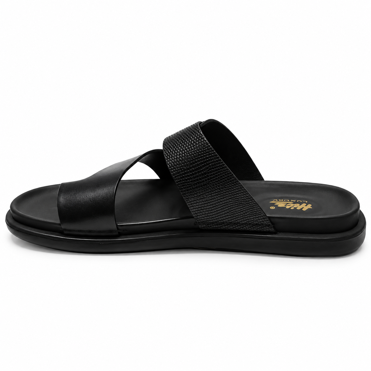 HITZ Men’s Premium Leather Slippers