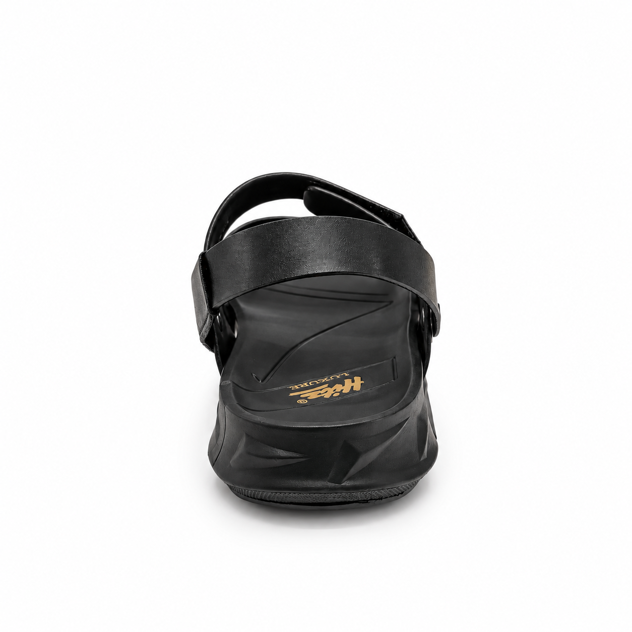 HITZ Men's Premium Leather Cross Strap Sandals