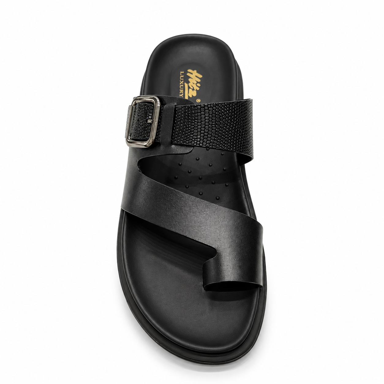 HITZ Men’s Premium Leather Slippers