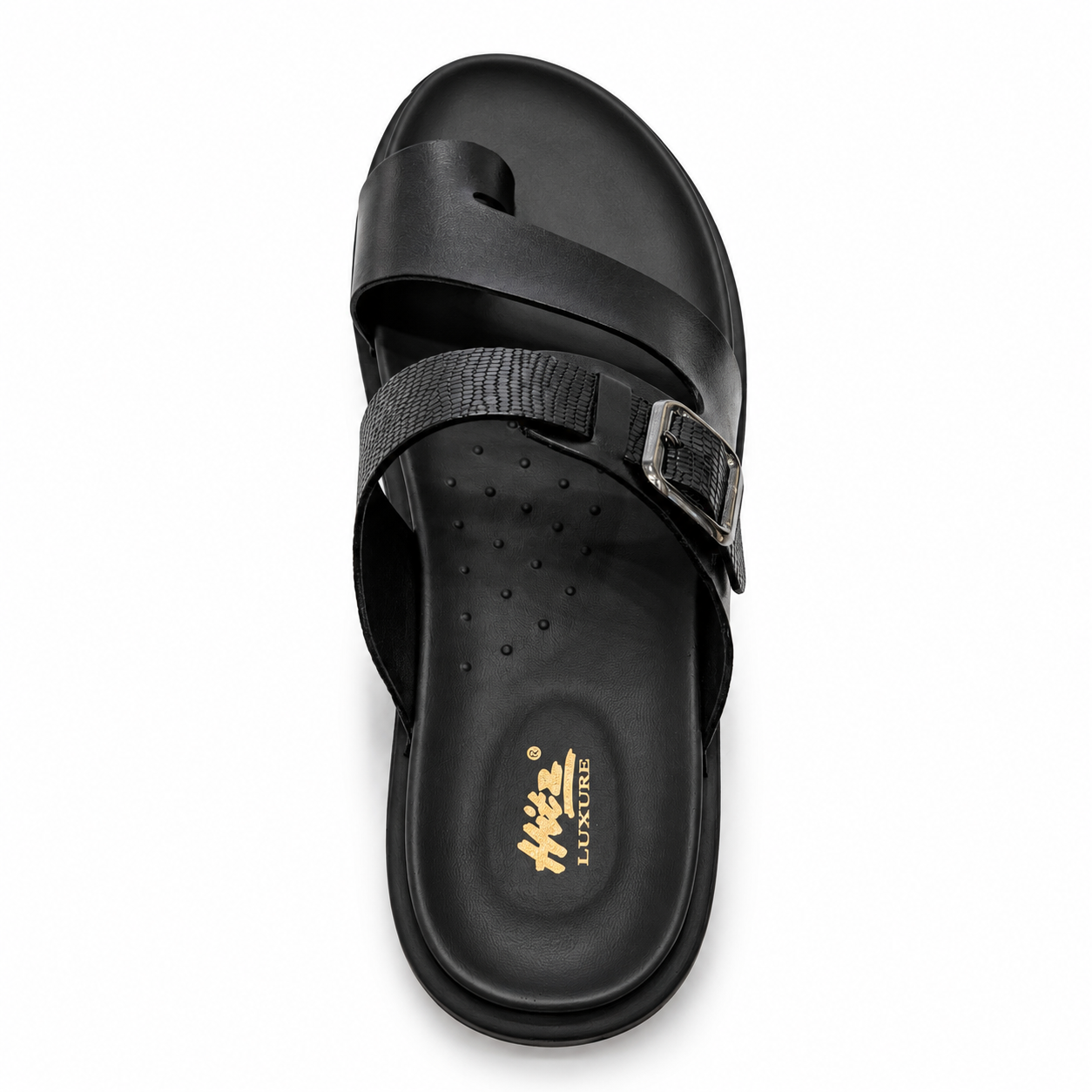 HITZ Men’s Premium Leather Slippers
