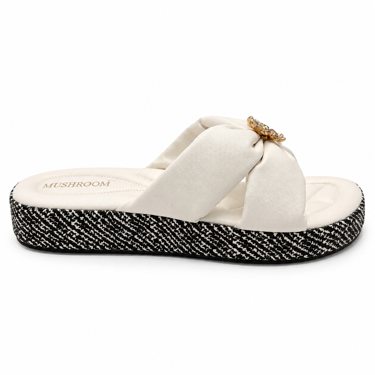 Women’s Butterfly Charm Cushioned Slides