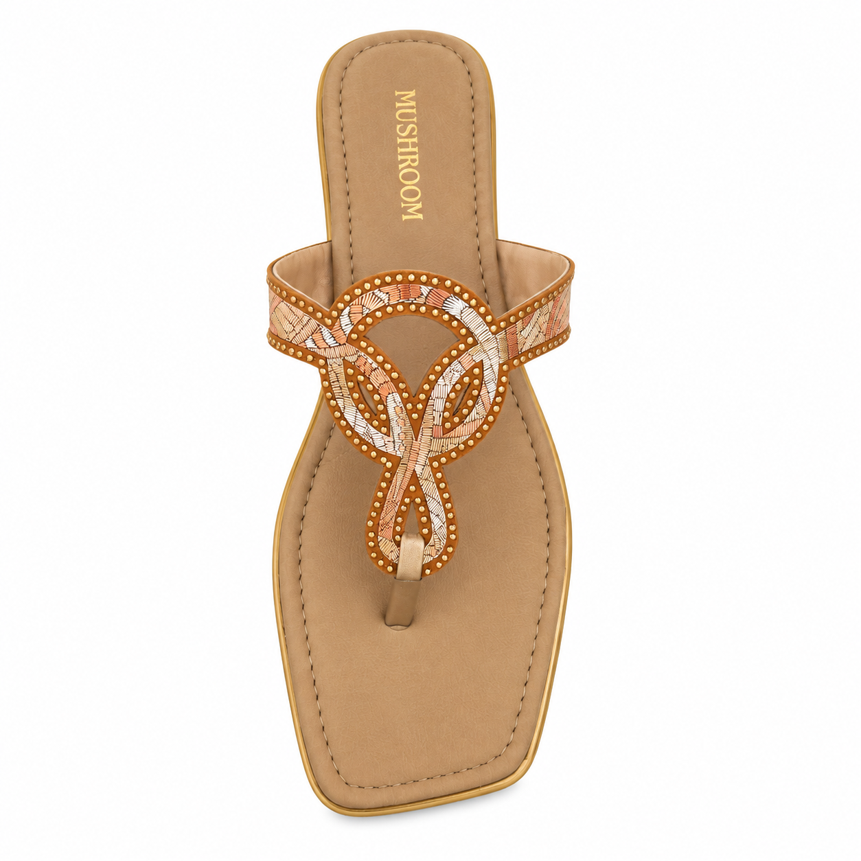 Embellished Flat Sandals