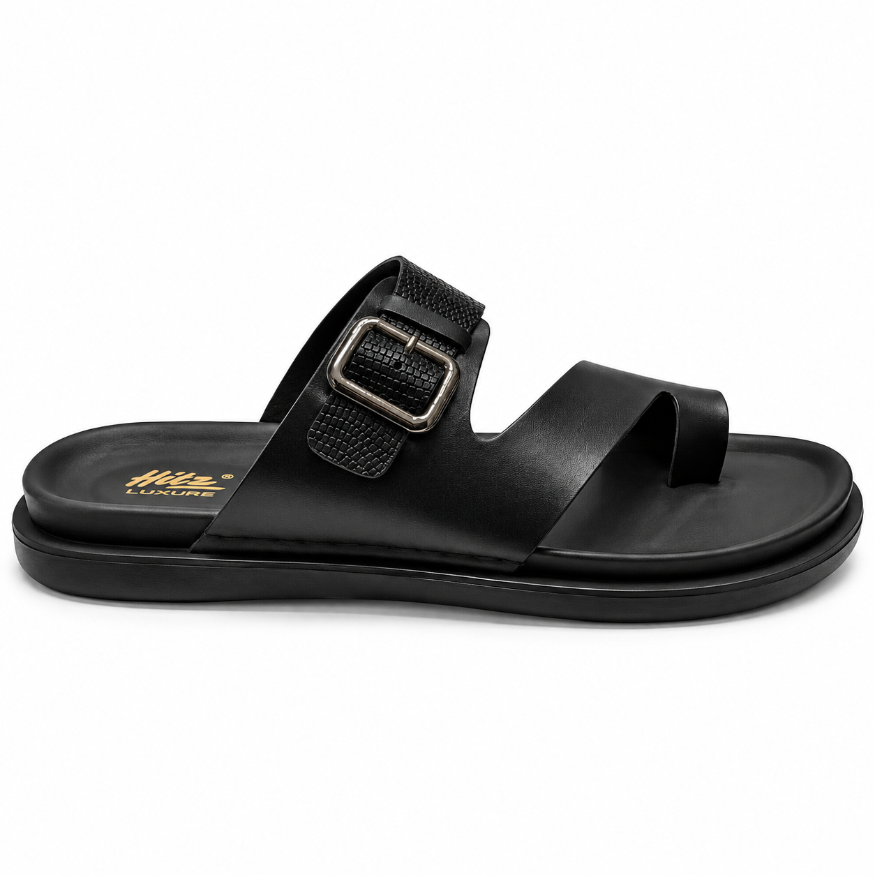 HITZ Men’s Premium Leather Slippers
