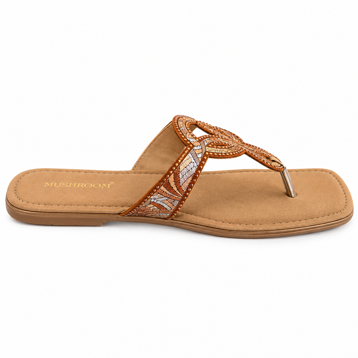 Embellished Flat Sandals