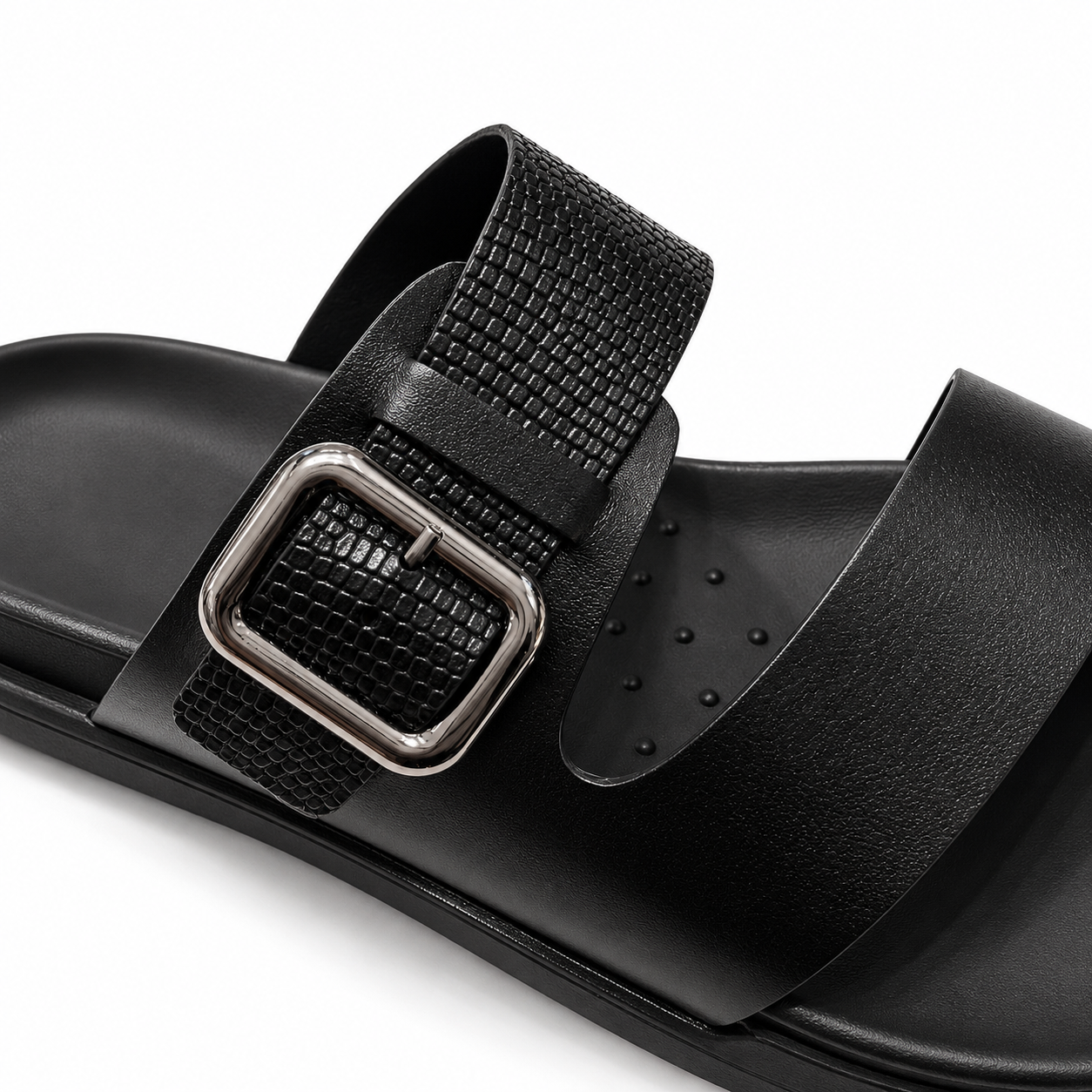 HITZ Men’s Premium Leather Slippers