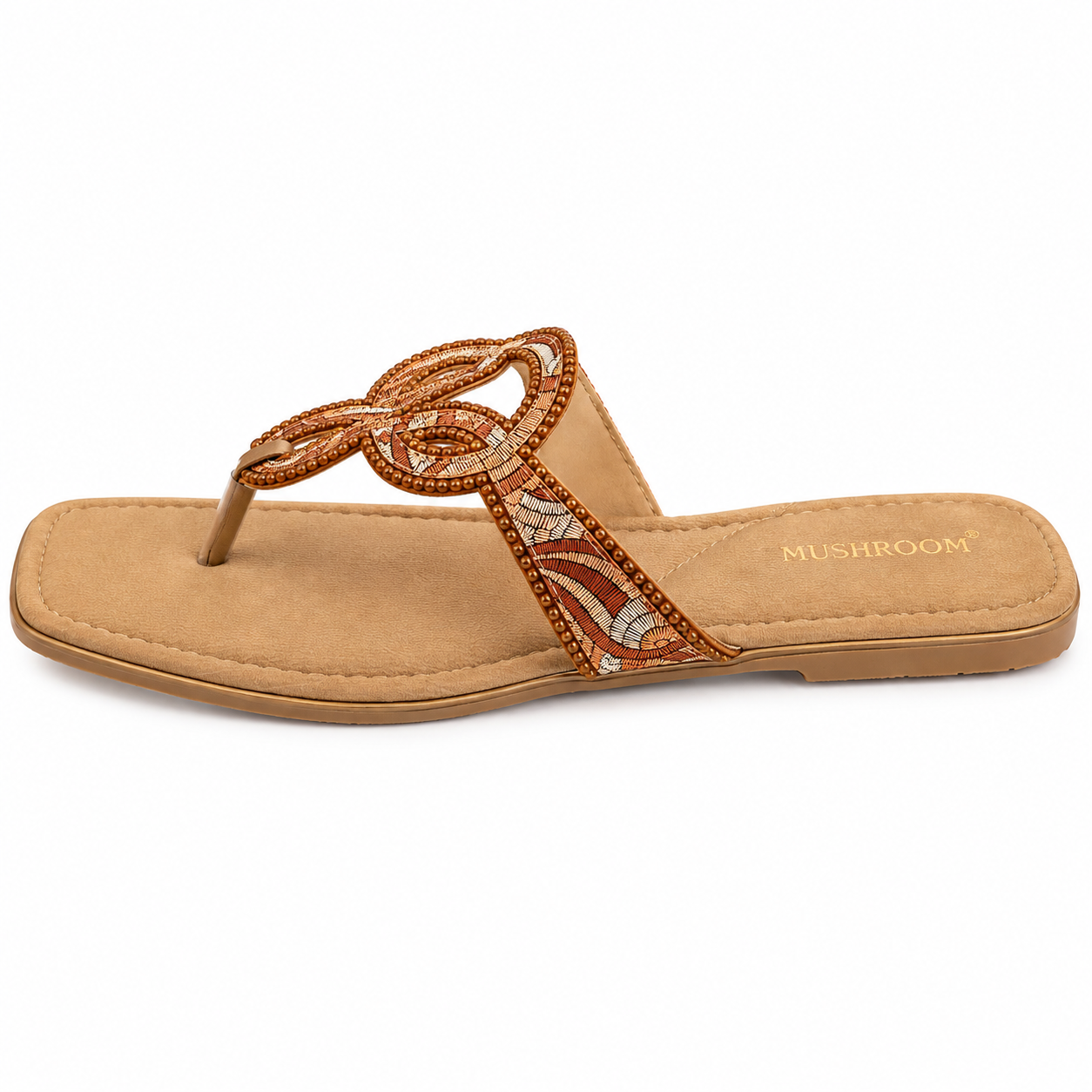 Embellished Flat Sandals