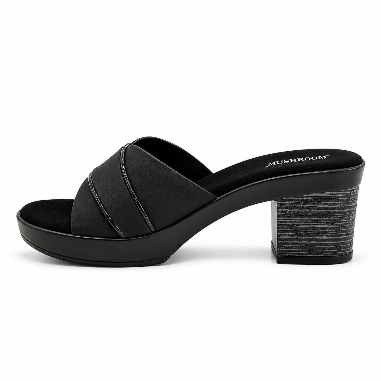 MUSHROOM Women's Block Heel Sandals
