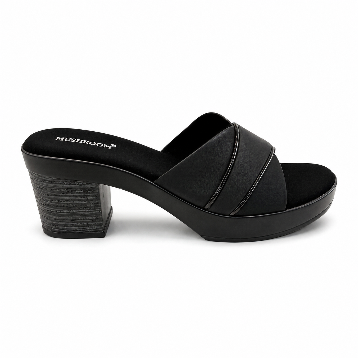 MUSHROOM Women's Block Heel Sandals