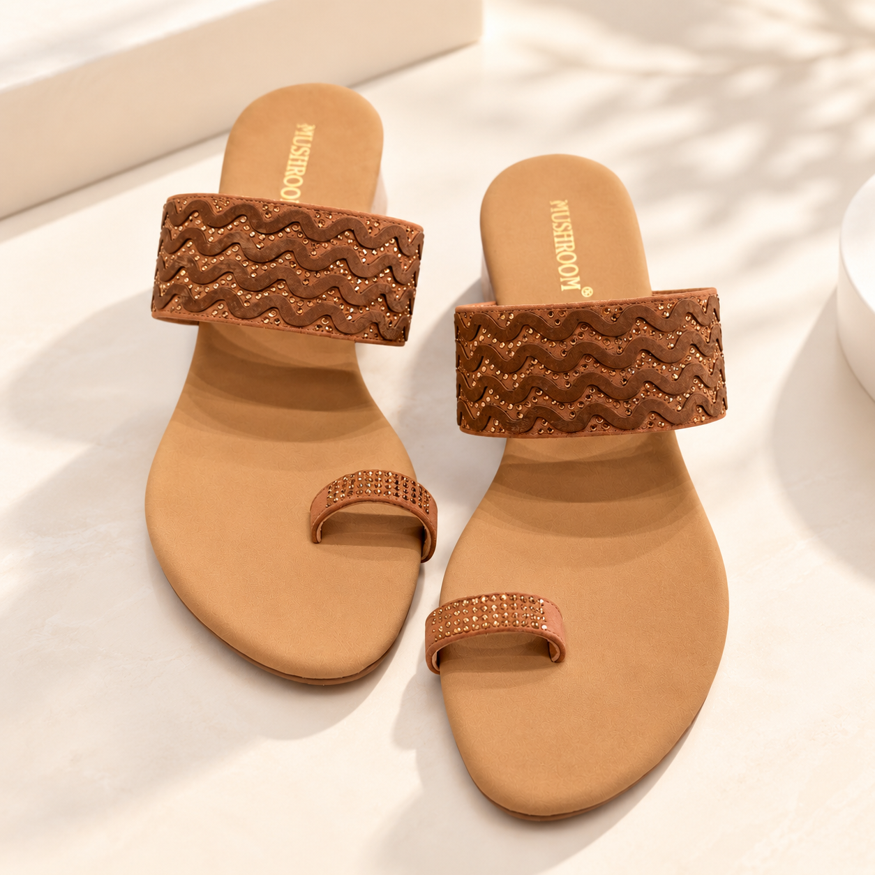 Women's Embellished Toe-Loop Sandals
