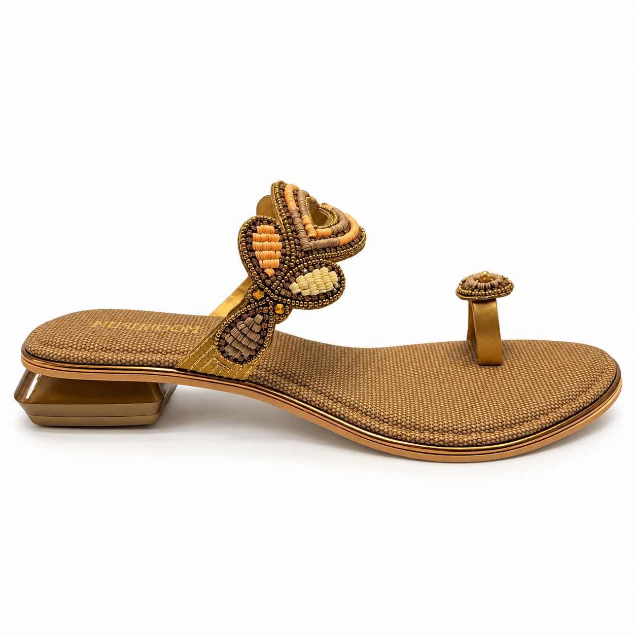 MUSHROOM Women's Beaded Ethnic Sandals