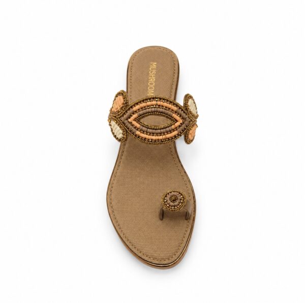 MUSHROOM Women's Beaded Ethnic Sandals