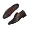 Men Premium Leather Lace-Up Formal Derby Shoes