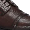 Men Premium Leather Lace-Up Formal Derby Shoes