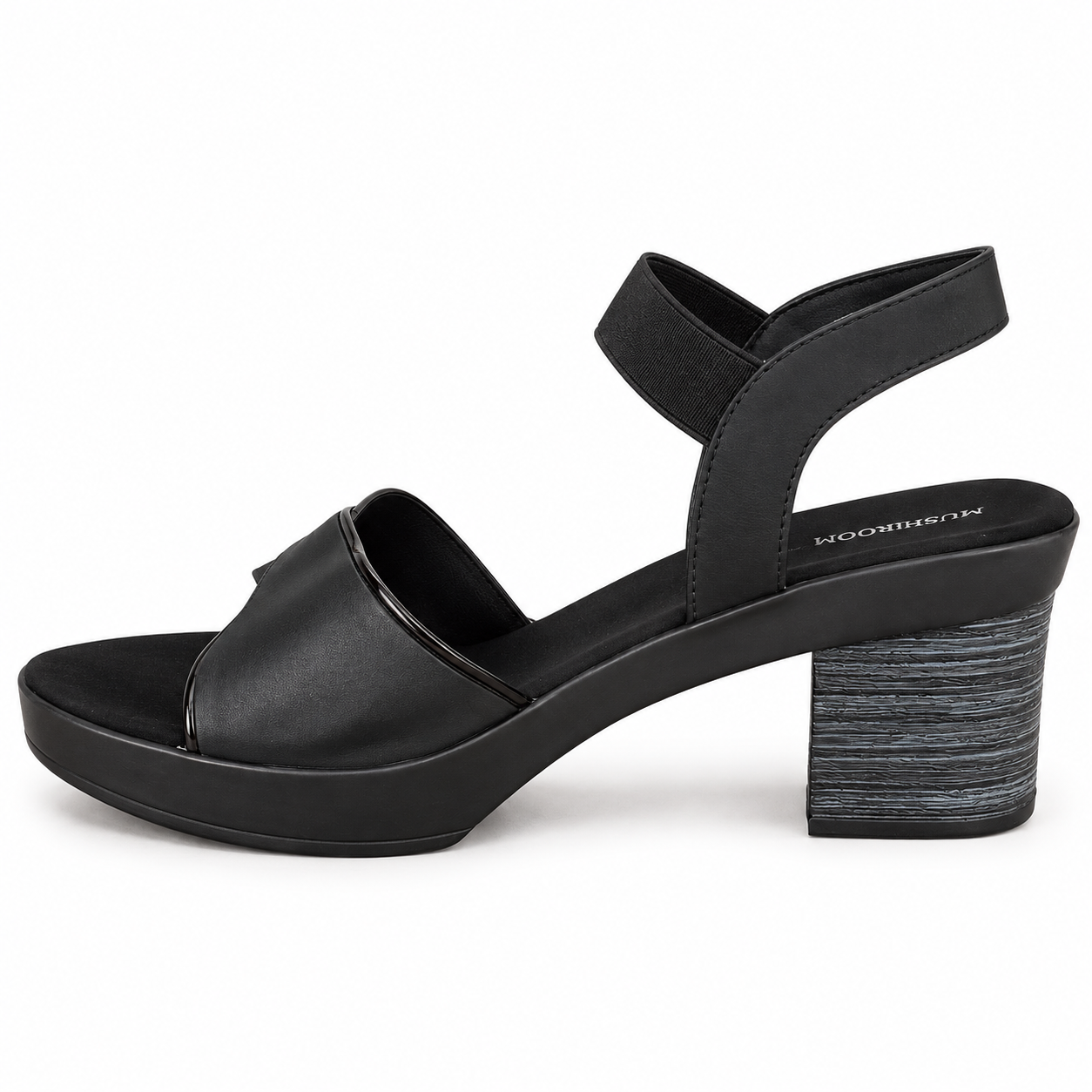 MUSHROOM Women's Block Heel Sandals